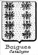 Boigues Coat of Arms / Family Crest 0