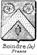 Boindre Coat of Arms / Family Crest 0