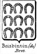 Boisbintin Coat of Arms / Family Crest 0