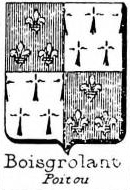 Boisgroland Coat of Arms / Family Crest 0
