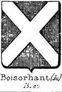 Boisorhant Coat of Arms / Family Crest 0