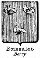 Boisselet Coat of Arms / Family Crest 0