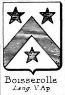 Boisserolle Coat of Arms / Family Crest 0