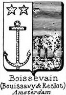 Boissevain Coat of Arms / Family Crest 0
