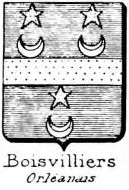 Boisvilliers Coat of Arms / Family Crest 0