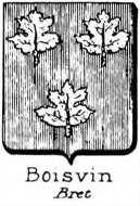 Boisvin Coat of Arms / Family Crest 0