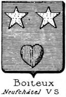 Boiteux Coat of Arms / Family Crest 0