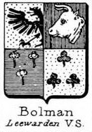 Bolman Coat of Arms / Family Crest 1