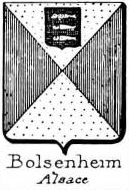 Bolsenheim Coat of Arms / Family Crest 1