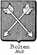 Bolten Coat of Arms / Family Crest 0