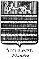 Bonaert Coat of Arms / Family Crest 1