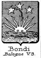 Bondi Coat of Arms / Family Crest 0
