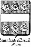Bonenfant Coat of Arms / Family Crest 2