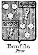 Bonfils Coat of Arms / Family Crest 1