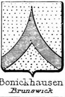 Bonickhausen Coat of Arms / Family Crest 0