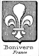 Bonivern Coat of Arms / Family Crest 0