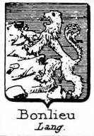 Bonlieu Coat of Arms / Family Crest 0