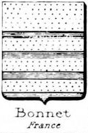 Bonnet Coat of Arms / Family Crest 11