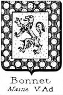 Bonnet Coat of Arms / Family Crest 12