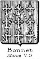 Bonnet Coat of Arms / Family Crest 14