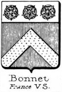 Bonnet Coat of Arms / Family Crest 16