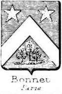 Bonnet Coat of Arms / Family Crest 3