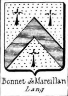 Bonnet Coat of Arms / Family Crest 23