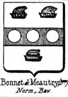 Bonnet Coat of Arms / Family Crest 24