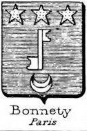 Bonnety Coat of Arms / Family Crest 0