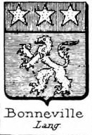 Bonneville Coat of Arms / Family Crest 1