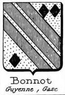 Bonnot Coat of Arms / Family Crest 1