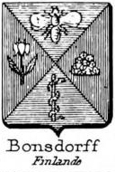 Bonsdorff Coat of Arms / Family Crest 0