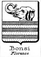 Bonsi Coat of Arms / Family Crest 1
