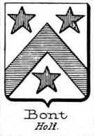 Bont Coat of Arms / Family Crest 1