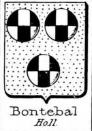 Bontebal Coat of Arms / Family Crest 0
