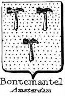 Bontemantel Coat of Arms / Family Crest 1