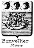 Bonvellier Coat of Arms / Family Crest 0