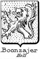 Boonzajer Coat of Arms / Family Crest 0