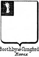 Boothby Coat of Arms / Family Crest 2