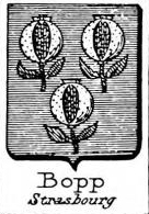 Bopp Coat of Arms / Family Crest 1