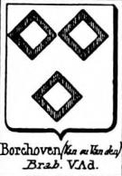 Borchoven Coat of Arms / Family Crest 0