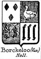 Borckeloo Coat of Arms / Family Crest 0