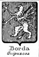Borda Coat of Arms / Family Crest 1