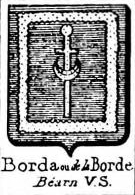 Borda Coat of Arms / Family Crest 2