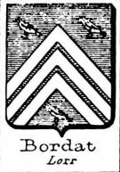 Bordat Coat of Arms / Family Crest 0