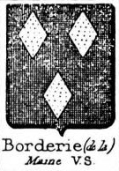 Borderie Coat of Arms / Family Crest 0