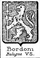 Bordoni Coat of Arms / Family Crest 2