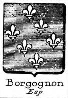 Borgognon Coat of Arms / Family Crest 1