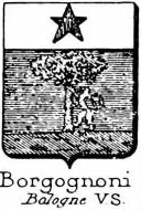 Borgognoni Coat of Arms / Family Crest 0
