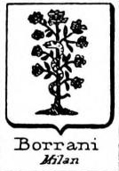 Borrani Coat of Arms / Family Crest 0